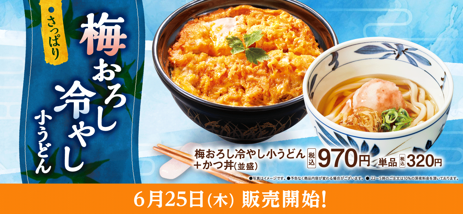 梅おろし小うどんフェア